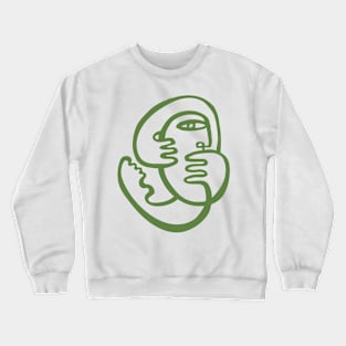Think Back Green Crewneck Sweatshirt